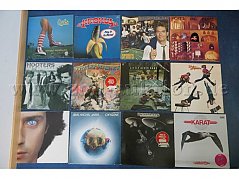 Ansicht 12 Stk.Schallplatten  Vorderseite Cover