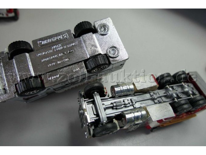 Ansicht Fahrzeuge von unten