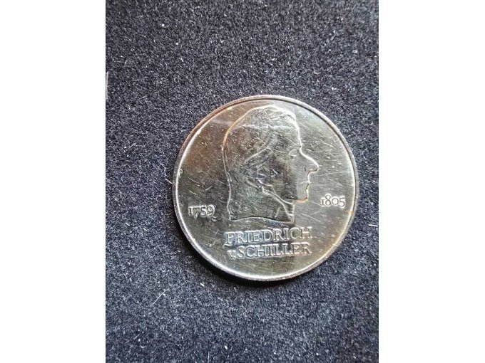 Rückseite 20 Mark der DDR "Friedrich von Schiller"