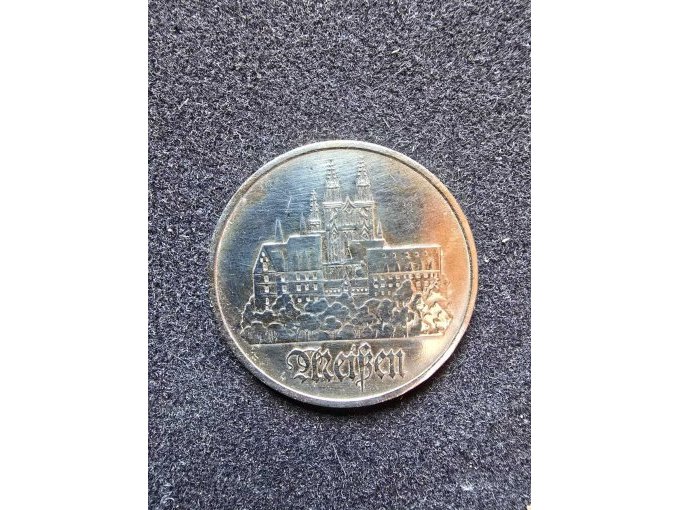 Rückseite 5 Mark der DDR "Meißen"