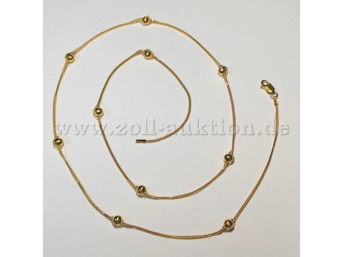 1 Konvolut aus Anhänger, Ringe, Armschmuck, Collier 916/- GG / 22 Karat – foto 6 – kavel bij Zoll-Auktion, Hannover