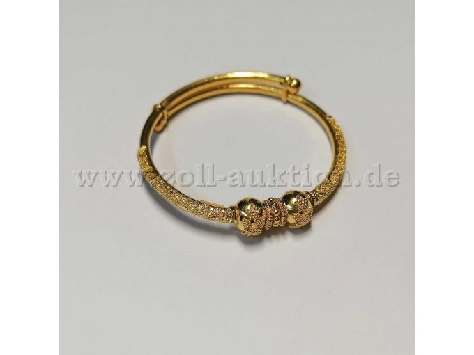 1 Konvolut aus Anhänger, Ringe, Armschmuck, Collier 916/- GG / 22 Karat – foto 7 – kavel bij Zoll-Auktion, Hannover