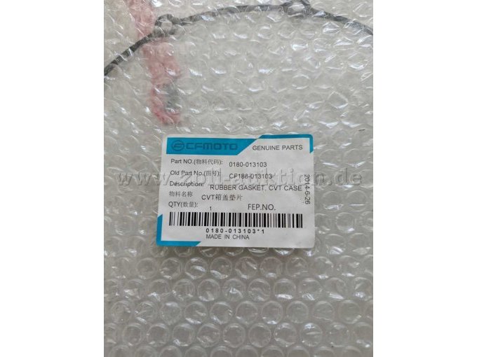 Ansicht Produktdaten Dichtung für das CTV-Gehäuse