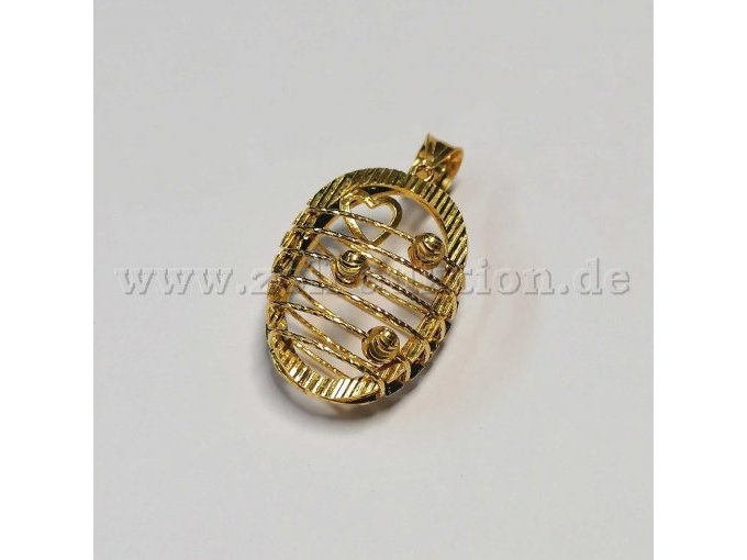 1 Konvolut aus Ohr- und Armschmuck, Collier, Ringe, Anhänger 916/- GG / 22 Karat – foto 9 – kavel bij Zoll-Auktion, Hannover