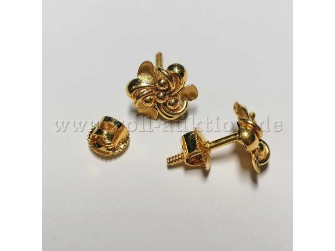 1 Konvolut aus Ohr- und Armschmuck, Collier, Ringe, Anhänger 916/- GG / 22 Karat – foto 2 – kavel bij Zoll-Auktion, Hannover