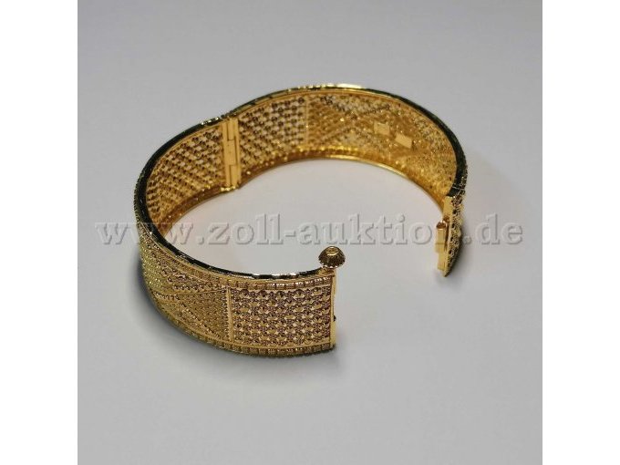 1 Konvolut aus Ohr- und Armschmuck, Collier, Ringe, Anhänger 916/- GG / 22 Karat – foto 8 – kavel bij Zoll-Auktion, Hannover