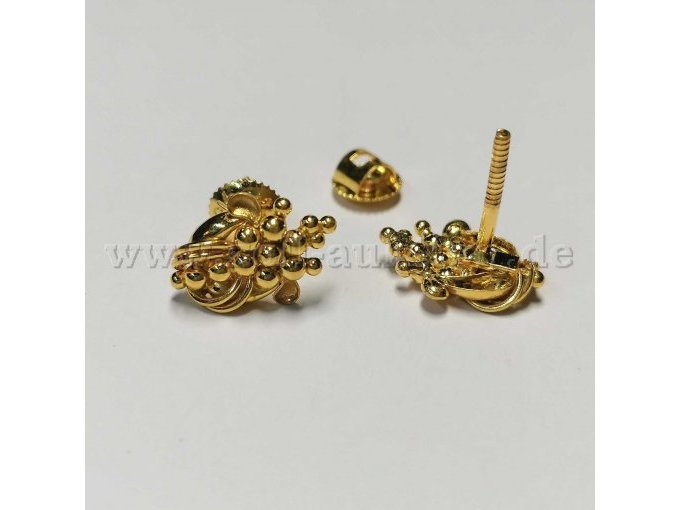 1 Konvolut aus Ohr- und Armschmuck, Collier, Ringe, Anhänger 916/- GG / 22 Karat – foto 3 – kavel bij Zoll-Auktion, Hannover