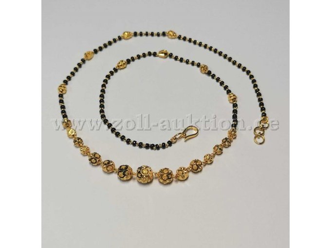 1 Konvolut aus Ohr- und Armschmuck, Collier, Ringe, Anhänger 916/- GG / 22 Karat – foto 8 – kavel bij Zoll-Auktion, Hannover