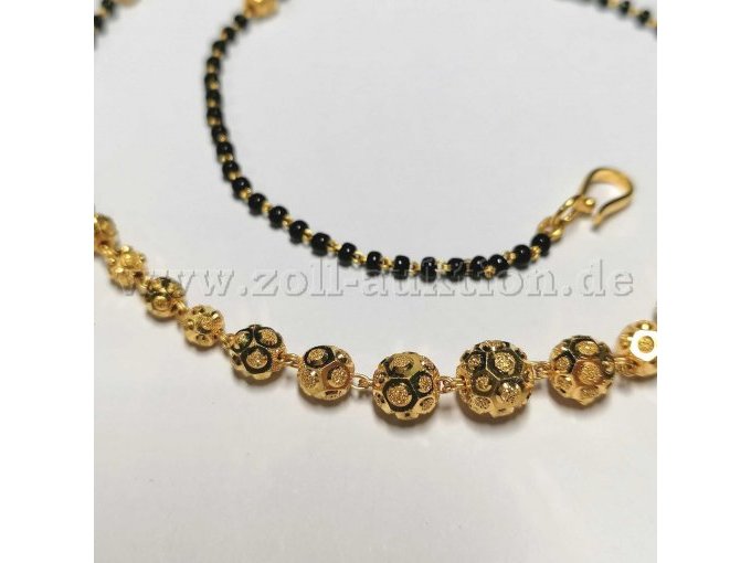 1 Konvolut aus Ohr- und Armschmuck, Collier, Ringe, Anhänger 916/- GG / 22 Karat – foto 9 – kavel bij Zoll-Auktion, Hannover