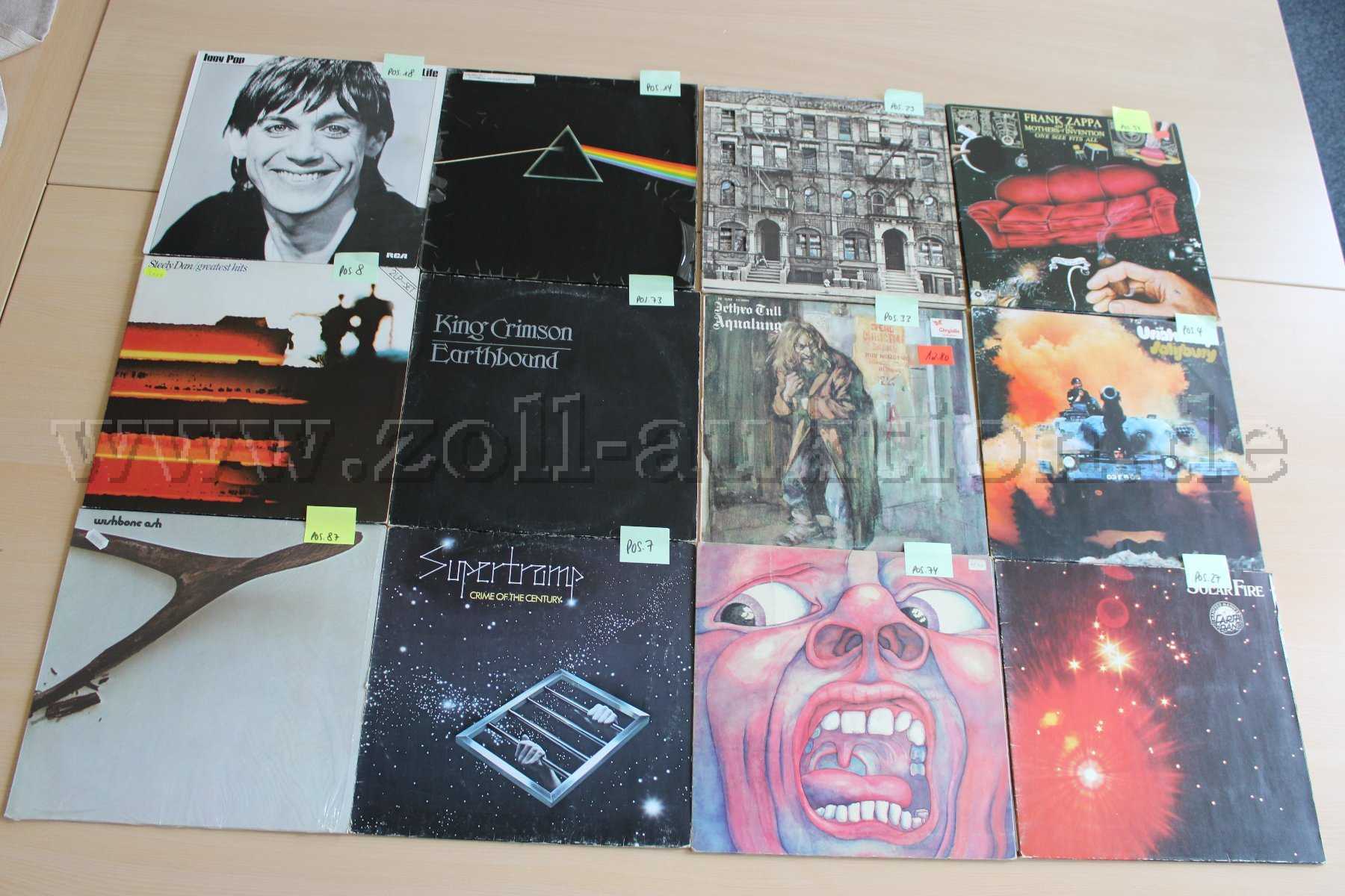 1 lot of 12 vinyl records