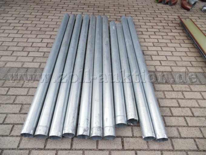 Ablaufrohre silber