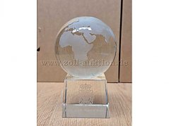 Policia Nacional_Dekoartikel_Weltkugel aus Glas