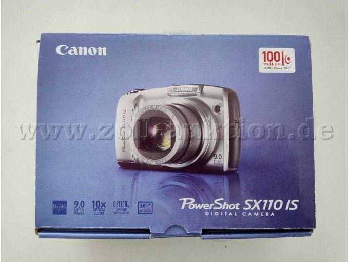 Karton SX110 IS