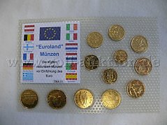 Euroland Münzen Vorne