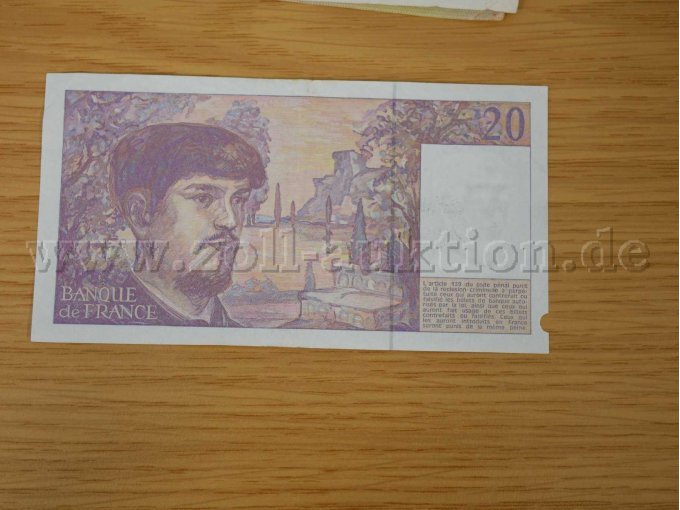 Französicher Francs Rückseite