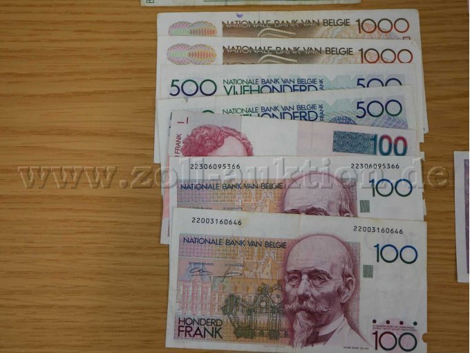 Belgische Francs gesamt
