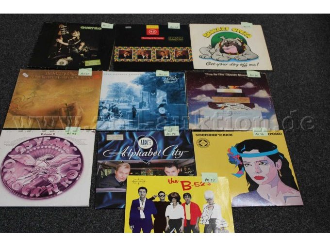 1 set van 10 grammofoonplaten – kavel bij Zoll-Auktion, Koblenz