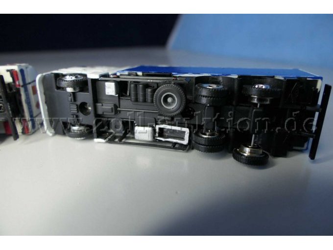 Details vom Boden Container LKW