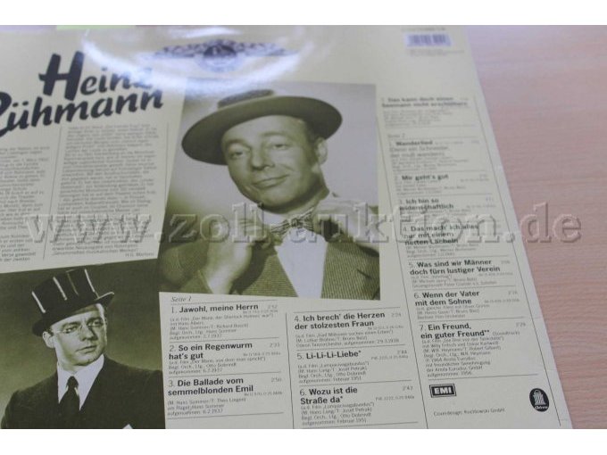 Heinz Rühmann Rückseite