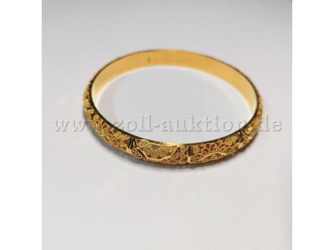 1 Konvolut u.a. aus Ohr- und Armschmuck, Anhänger, Ring 916/- GG / 22 Karat – foto 6 – kavel bij Zoll-Auktion, Hannover