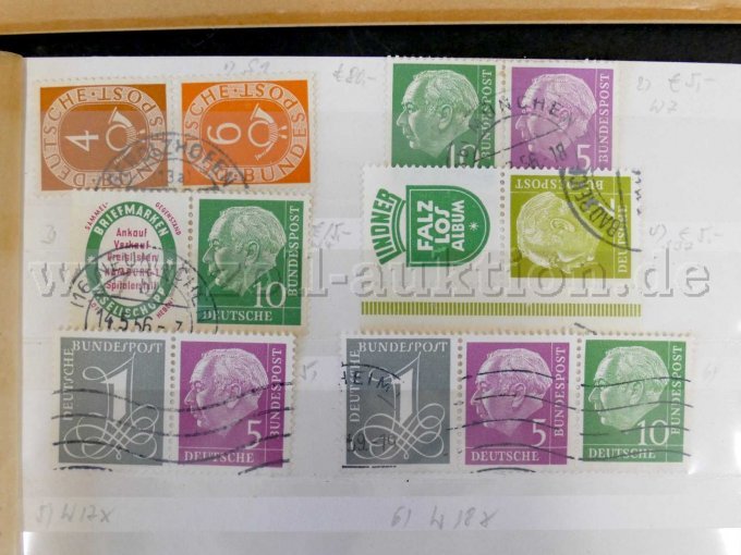 Teilansicht eine Einsteckkarte