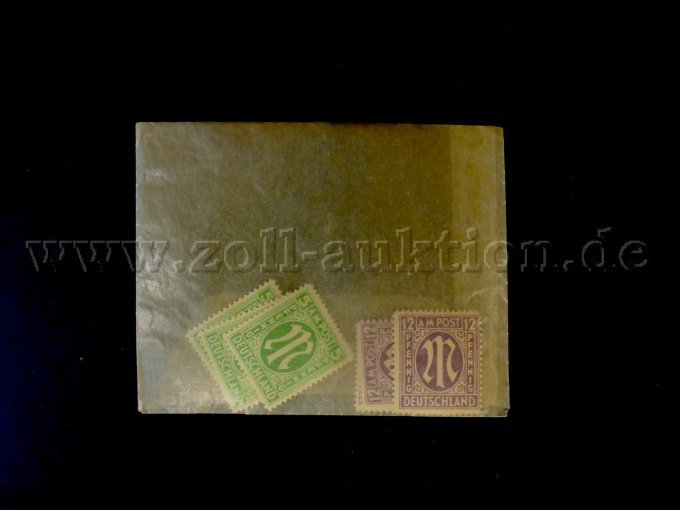 Tütchen mit 6 Marken AM-Post