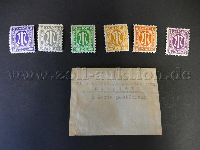 Tütchen mit 6 Werten AM-Post