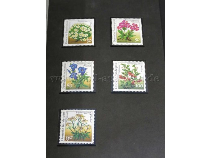 Auszug aus Buch Postwertzeichen 1991