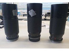 3 x Objektiv Leitz Vario Elmar-R
mit Gebrauchsspuren
