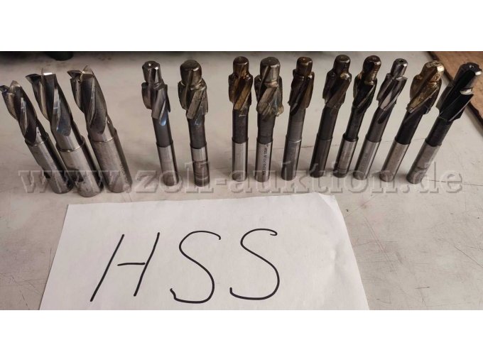 Konvolut HSS-Fräser und Zylindersenker