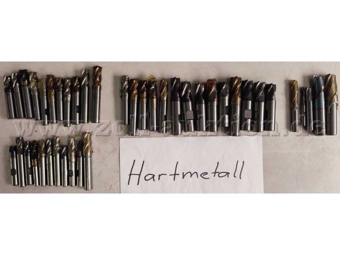 Konvolut Hartmetallfräser Längsansicht