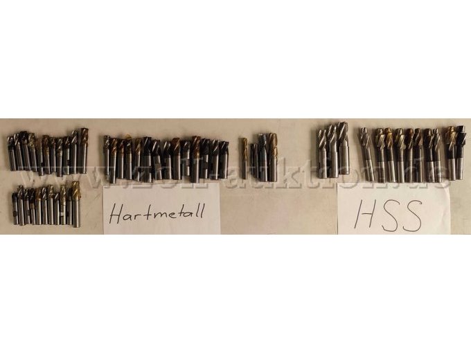 Konvolut verschiedener HM- HSS Fräser, sowie Zylindersenker