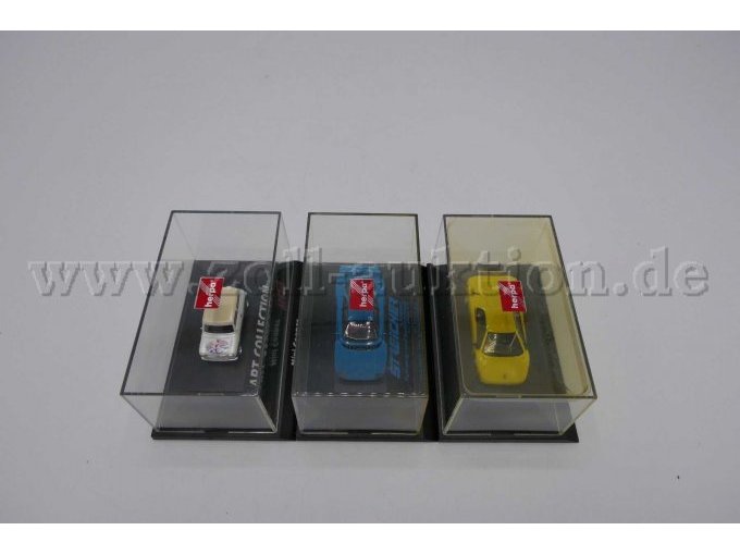 Detailaufnahme aller Modelle von oben