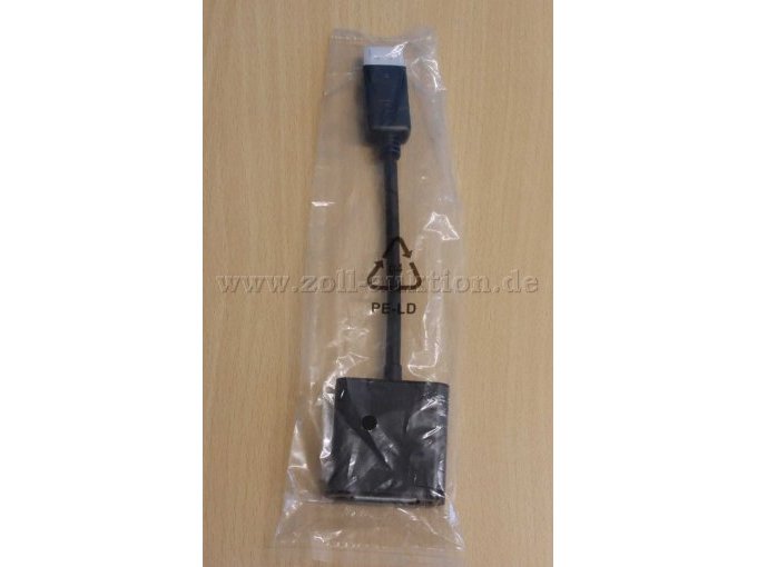 DisplayPort in Folienbeutel (Rückansicht)