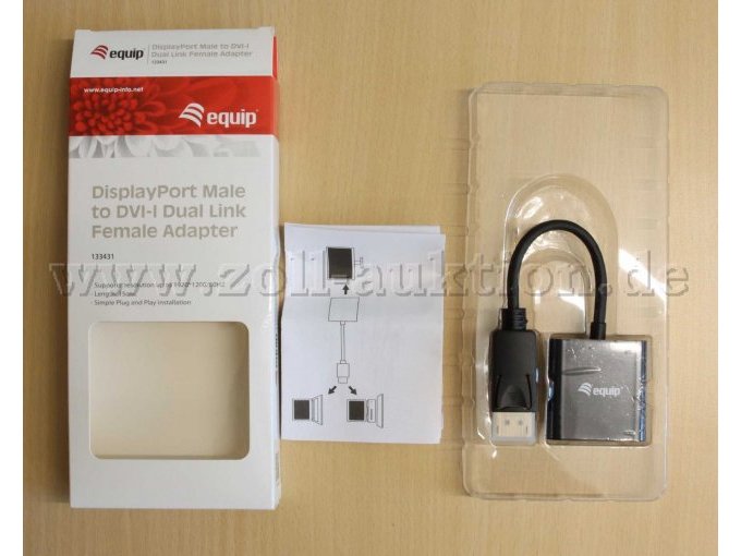 DisplayPort in Originalverpackung (ausgepackt)