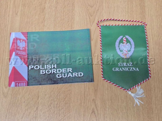 Polen_Wimpel und Informationsbroschüre