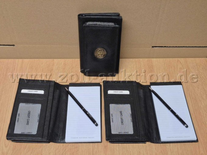 Türkische National Polizei Kunstledermappen