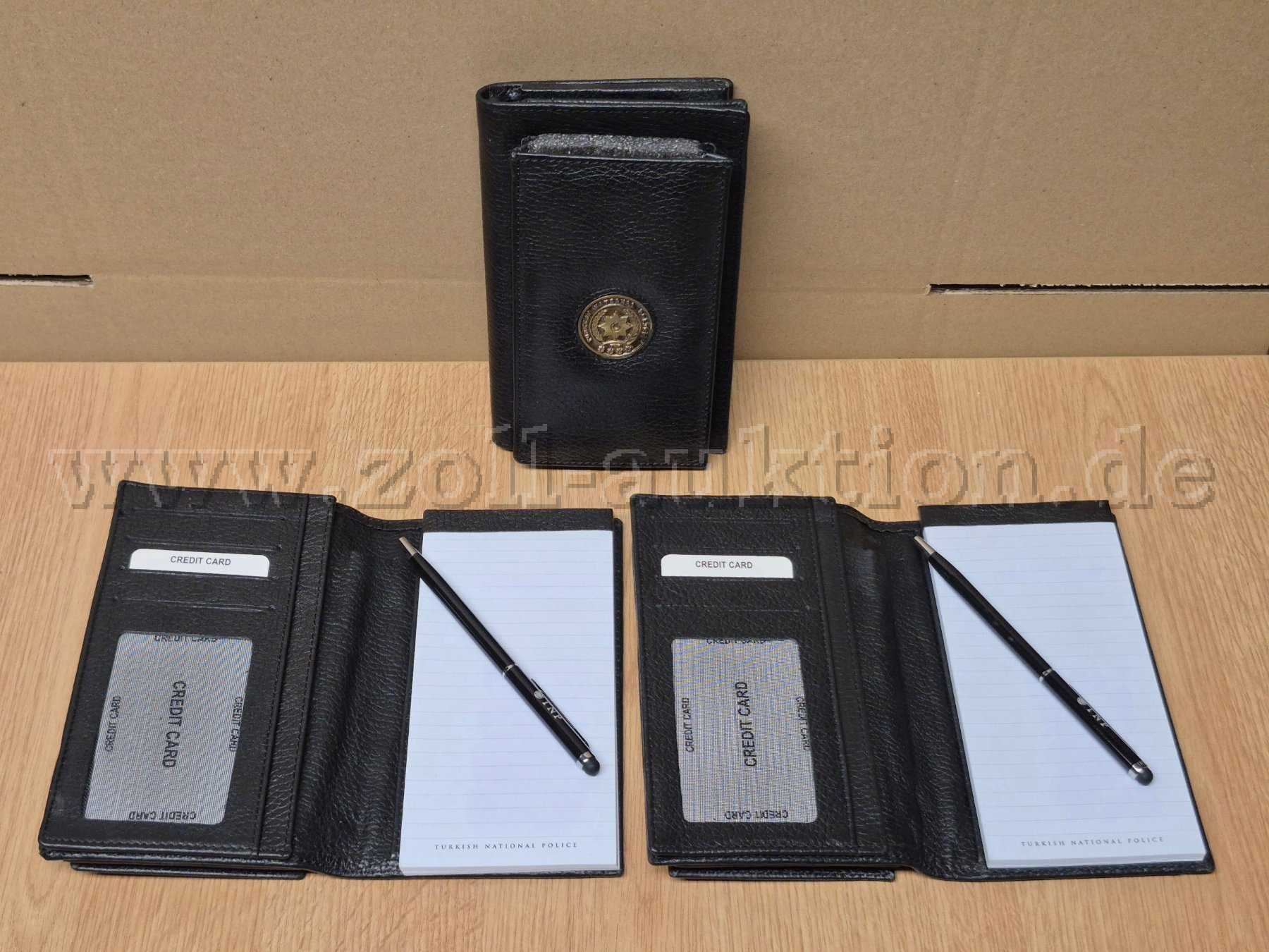 Türkische National Polizei Kunstledermappen