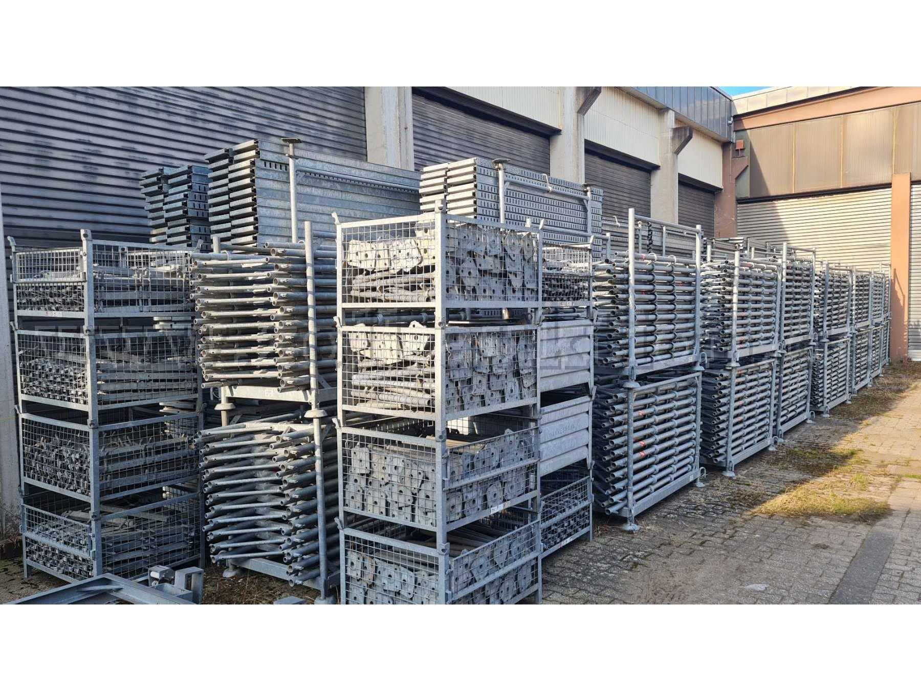 Stegebaumaterial (Lagerrahmen und Lagerboxen)