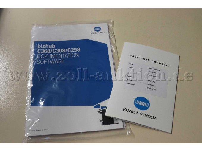 1 kopieermachine Konica Minolta Bizhub C368 – foto 5 – kavel bij Zoll-Auktion, Freiburg im Breisgau