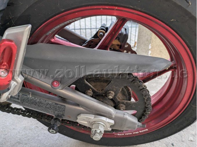 Hinterrad Ansicht von links