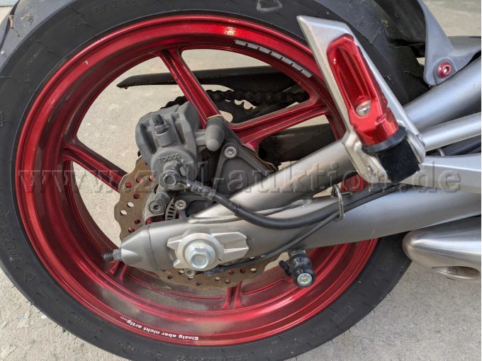 Hinterrad Ansicht von rechts