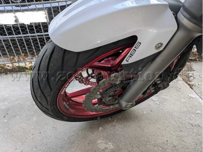 Vorderrad Ansicht von links