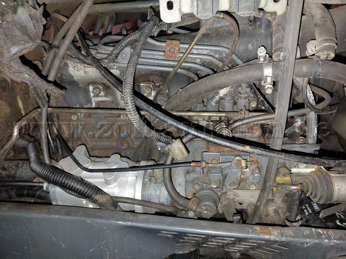 Motorblock rechte Seite