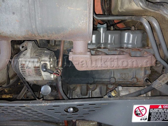 Motorblock linke Seite