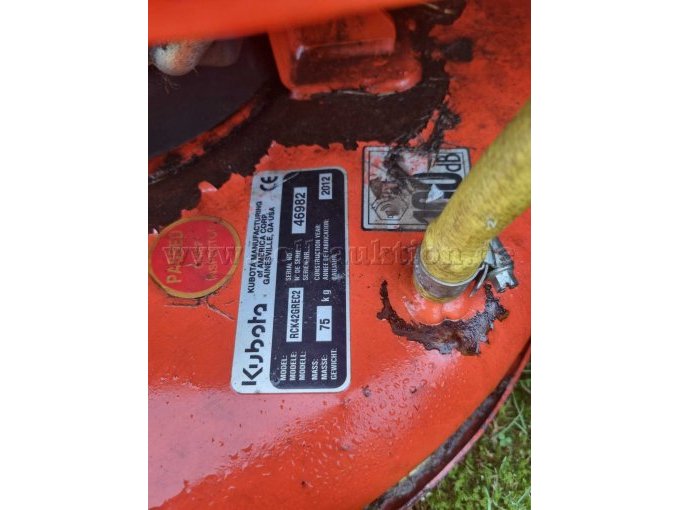 Mähwerk Typenschild I