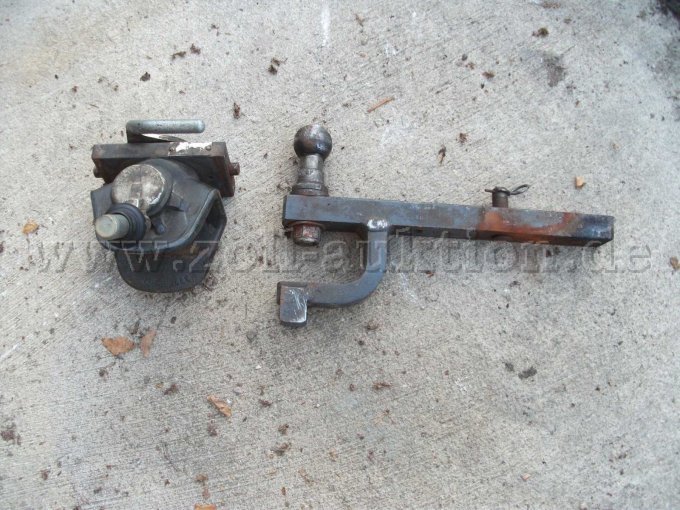 Ansicht Maul und Kugelkupplung