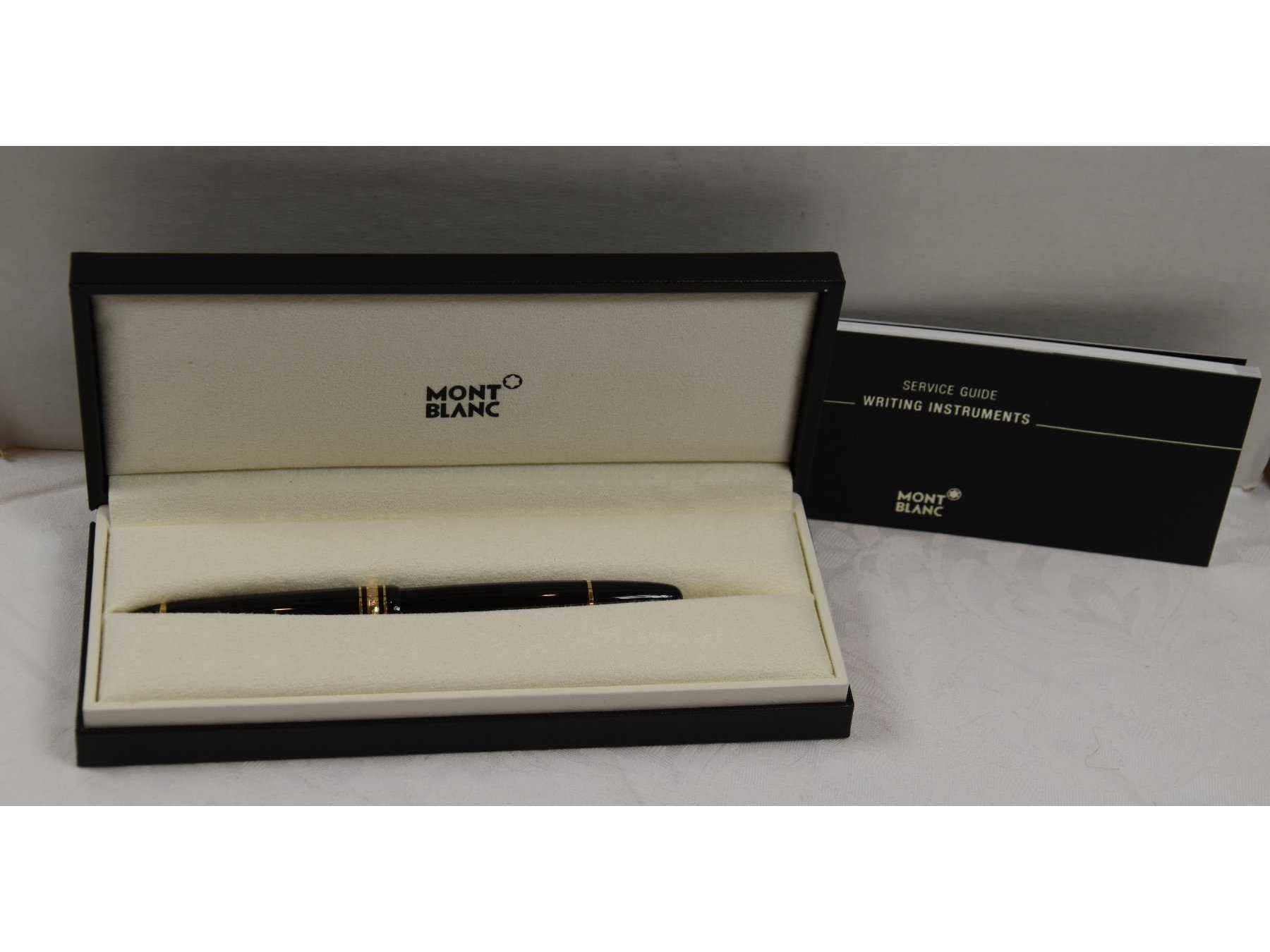 1 Kugelschreiber „Montblanc Modell: Meisterstück - Sicht in das Etui