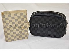 1 Kulturtasche und 1 Agenda „Louis Vuitton“ - Frontansicht