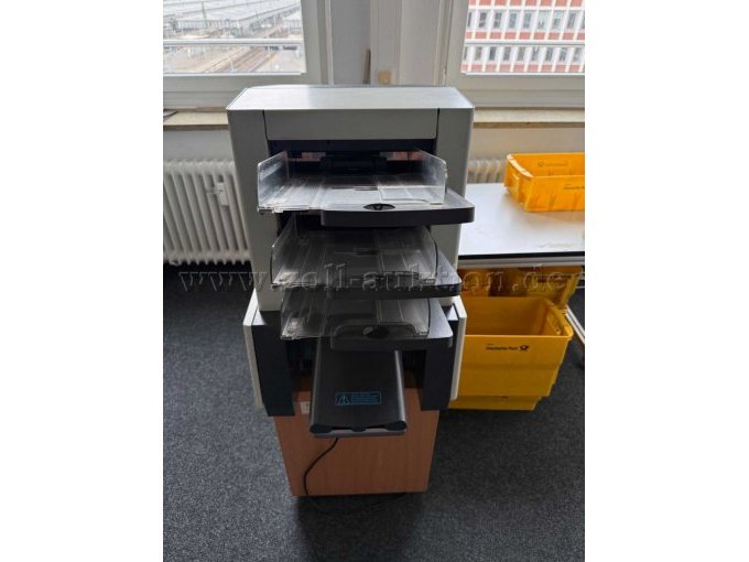 Ansicht Fächer der Kuvertiermaschine